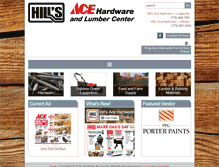 Tablet Screenshot of hillsace.com